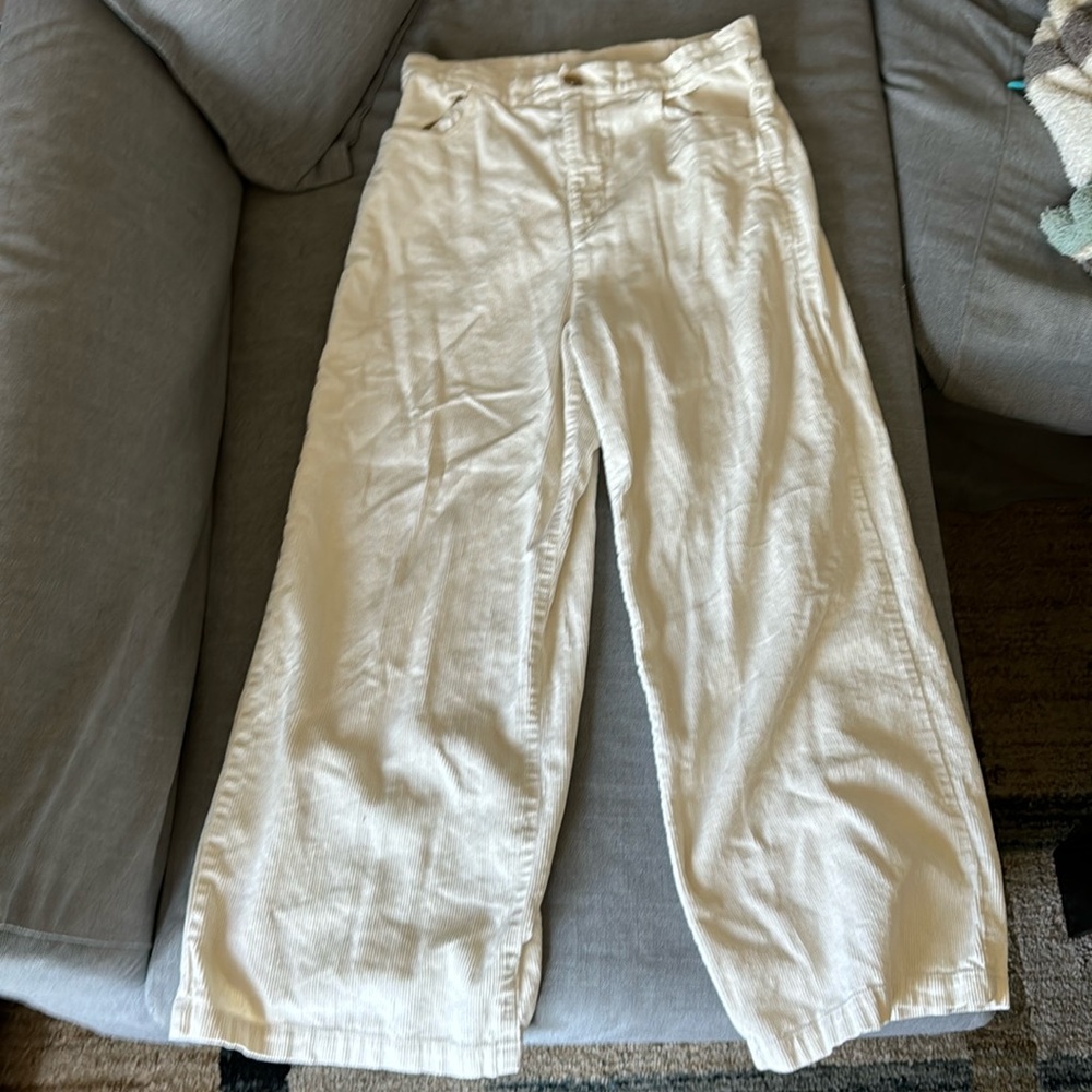 Amour Vert Wide Leg Corduroy Pants